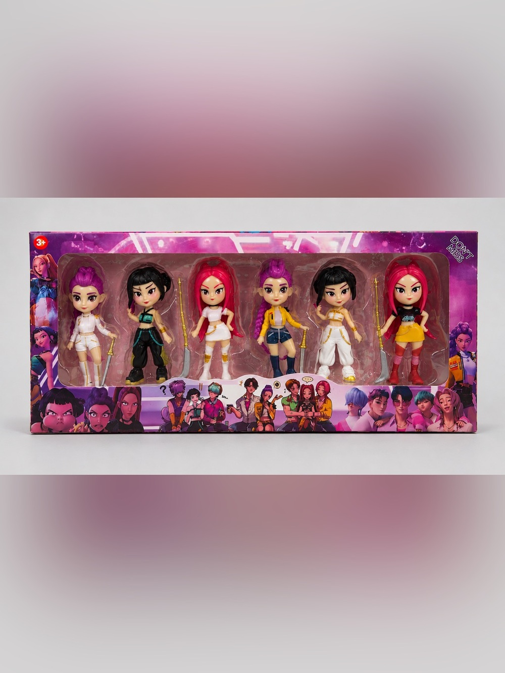 KPOP Demon Hunter Mini Figure Set – 6 Piece Collection – Brand New
